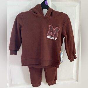 NWT! Mickey Mouse 2 Piece Set Size 12 Months
